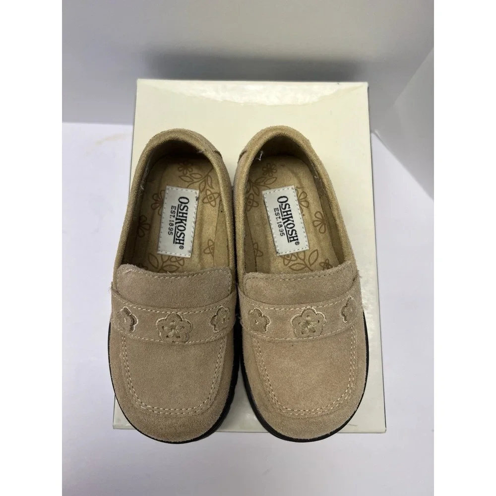 Oshkosh Daryn Chamois Girl Size 7 Slip On Shoes Vintage Y2K 90s  Mary Jane
